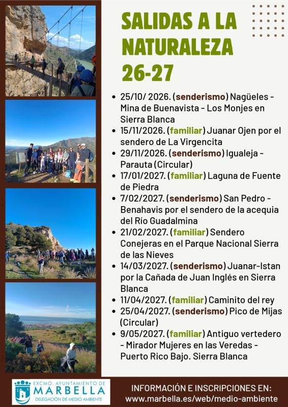 SALIDAS A LA NATURALEZA