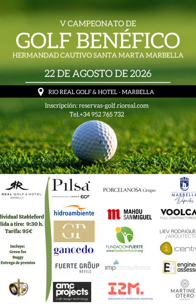 V Campeonato de Golf Benéfico