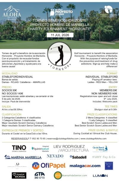 Torneo Solidario Proyecto Hombre