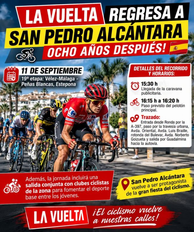 Paso Vuelta Ciclista San Pedro Alcántara