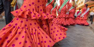 Volantes de traje de flamenca
