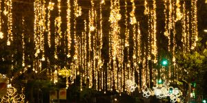 Avenida Ricardo Soriano en navidad