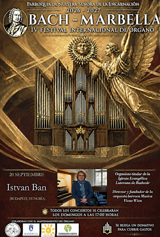 IV Festival Internacional de Órgano Bach Marbella.